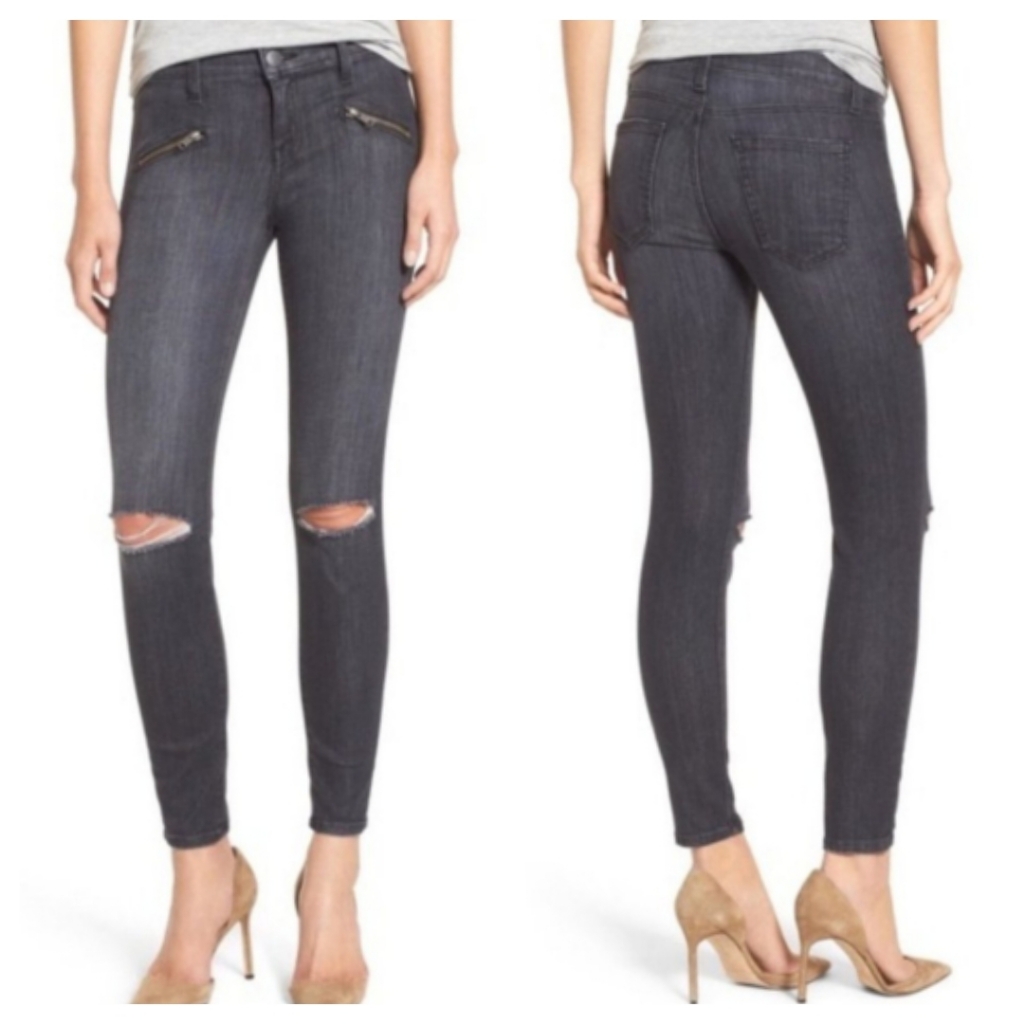 Current/Elliott Soho Stiletto In Caliber Destroyed Jeans
